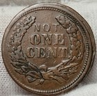 1863  not One Cent  Patriotic Civil War Token  Off Center Strike  Cwt-32