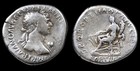 Trajan  Fortuna Redux With Cornucopia  Fort Red  Roman Empire Silver Denarius