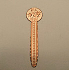 Copper Floral Bookmark Copper Reflections Handcrafted Silver Plated Diamond Cut