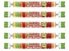 Haribo Roulette Fizz  Sour Gummy Bears Rolls-40 Rolls -made In Germany Free Ship