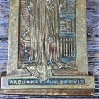 Judd Mfg E1859 Woman Scholar Letter Paper Clip Cast Iron Prayer Brevis 5323