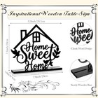 Farmhouse Table Centerpieces Wooden Decorative Sign Motivational Home Sweet