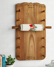 Pioneer Woman Ceramic Rolling Pin With Holder   Painted Meadows   26 x 14 Floral