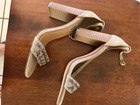 Steve Madden Beige Suede Beaded Embellished Dress Heels Women Size 9
