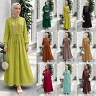 Embroidery Abaya Women Muslim Long Robes Turkey Islamic Kaftan Evening Dresses