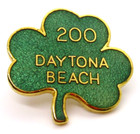 Daytona Beach 200 Game Bowling Award Lapel Pin Shamrock St  Patrick s Vintage