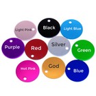 Dog Tag  Personalized Pet Tags  Custom Text aluminium Round Id Tags