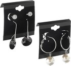 100x Earring Holder Cards Display Velvet For Jewelry Ear Studs Selling 2 X 2 