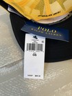 Nwt Polo Ralph Lauren F1 Series Twill Trucker Hat Cap Black Yellow Snapback