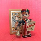 Toys Club Collection Bell Series Newsboy Revival Tin Toy 