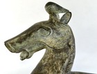 Chinese Bronze Sculpture Flying Horse Of Gansu Reproduction Han Dynasty Statue