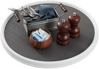 18 Inch Lazy Susan Turntable Organizer - Nonslip Rotating Cabinet Organizer For 