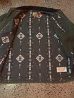 Carhartt Detroit Jacket Xl Olive Green Aztec Southwestern Blanket Lined Vintage