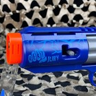 New Rekt Jury Co2 Powered Foam Dart Revolver Blaster - Blue  2278707 