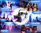 1200w 6000cfm Fog Smoke Machine Dj Stage Party Fogger Effect Rgb 6led Dmx Remote