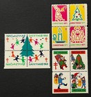 Travelstamps  1969  1971  1974 Us Christmas Seals 3 Mnh Og Blocks Of 4