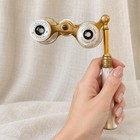 Antique Lemaire Paris Mother Of Pearl Opera Glasses Lorgnette Handle Gold C 1900