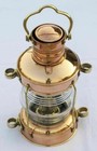 Nautical Maritime Ship Lantern Boat Light Design  Brass   Copper Anchor Oil Lamp