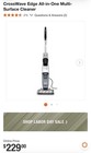 Bissell Crosswave Edge Floor Cleaner  Wet Dry Vacuum Mop - White blue 4111 