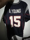 Ac dc A  Young  15 Jersey Football Navy Blue Size Xl Rock   Pop