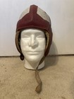 Vintage Antique Wilson Football Helmet Leather Hardshell Crown