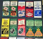 20 Vintage Auto Truck Gas Oil Advertising Matchbooks Esso Phillips 66 Champion 