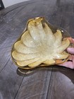 Murano Aventurine Yellow Gold Candy Dish Mcm Mid Century Modern
