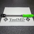 Snap-on Tools Usa New 3 8  Drive Green Hard Handle Long Ratchet Fhld80