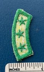 Vintage 3 Star Boy Scout Green Yellow Camp Segment Patch 3rd Year  Bsa Scouting