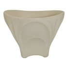 Mccoy Floraline 1960s Mid Century Modern Pottery White Ceramic Planter Vase 526