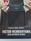 2025 Topps Basketball Victor Wembanyama  patch Game Worn Jersey - Ready To Grade