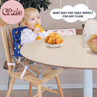 Portable Baby Chair  Folding Booster Seat With Tray For Dining Table Compact Cam