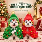 Christmas Tree Costume For Dogs And Cats Festive Holiday Pet Party Outfit