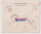 1971 Us Postal Cover To Kathmandu  Nepal  Registered Mail