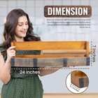  Whiskey   Wine Barrel Shelf - Rustic Wall-mounted Wooden Rack For Liquor