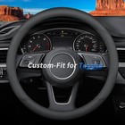 15  Custom-fit For Toyota Steering Wheel Cover  Premium Leather Car B-style