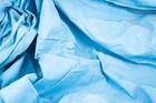 Hand Painted Muslin Backdrop Silverlake Light Blue Sky 20x9 Ft Minimal Cloud