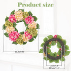 20  Colorful Spring Hydrangea Wreath For Home And Door Decor