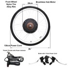 1000w 48v 26   Electric Bicycle Conversion Kit Diy E-bike Rear Wheel Hub Motor