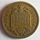1947  53  Spain Peseta  - Excellent Coin - Free Ship - Bin  755