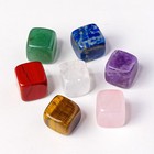 Natural Mixed Crystal Tumbled Cube Stones Gemstone Healing Reiki Decor Craftgift