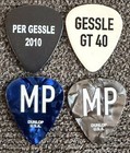 4 Per Gessle Guitar Pick Gyllene Tinder Gt40 Tour Roxette Mats Person Plectrum