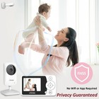Baby Monitor With And Audio  Video Baby Monitor No Wifi Night Vision 2 4  Lcd   