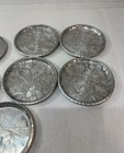 Vintage Aluminum Coasters Everlast Forged Aluminum Coasters - Set Of 7