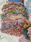 Large Lot Of Vintage Cut Quilt Pieces Cotton Fabric From The 1930 s Or 40 s