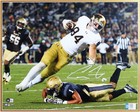 Notre Dame Cole Kmet Authentic Signed 16x20 Framed Photo Bas Witnessed  wk56449