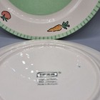 Ikea Finurlig Bear Ceramic Kids Baby Dish Set Of 2 Plates