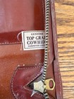 Vintage Men   s Leather Travel Toiletry Grooming Kit In Zippered Leather Case  13