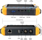 5 Inch 4 In 1 Cctv Monitor Tester  Ahd tvi cvi cvbs Coaxial Analog Video Cctv Te