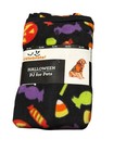 Celebrate  Xl Dog Halloween Spooky Pajamas Fleece Candy Corn Pet Costume New